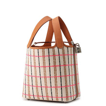 将图像加载到图库查看器中，HERMES Picotin Lock Blanket Gold/Ecru/Fauve/Rose Pop Toile H Swift Leather Size PM
