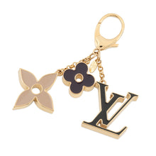将图像加载到图库查看器中，LOUIS VUITTON Bag Bag Charm Fleur de Monogram Noir/Beige/BordeauxM67119 Metal
