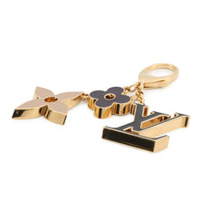 将图像加载到图库查看器中，LOUIS VUITTON Bag Bag Charm Fleur de Monogram Noir/Beige/BordeauxM67119 Metal
