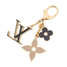 将图像加载到图库查看器中，LOUIS VUITTON Bag Bag Charm Fleur de Monogram Noir/Beige/BordeauxM67119 Metal
