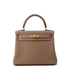 将图像加载到图库查看器中，HERMES Kelly Retourne Etoupe Togo Leather Size 25
