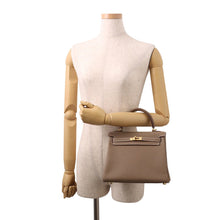 将图像加载到图库查看器中，HERMES Kelly Retourne Etoupe Togo Leather Size 25
