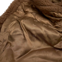 Load image into Gallery viewer, MAX MARA New Above Teddy Bear Cape Size SM Camel Camel88% Silk12%
