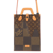 将图像加载到图库查看器中，LOUIS VUITTON Mini tote NoirN40355 Damier Ebene Canvas Giant Monogram
