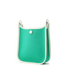 Load image into Gallery viewer, HERMES Neo Evelyne Menthe/Blue Azteque/Vert Fizz Toile Officier Swift Leather Size TPM
