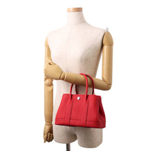 将图像加载到图库查看器中，HERMES Neo Garden Rouge Ladue Negonda Leather
