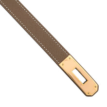 Load image into Gallery viewer, HERMES Kelly belt Etoupe Epsom
