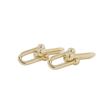 Load image into Gallery viewer, TIFFANY&amp;Co. Hardware Link Earrings Size Large68533643 18K Yellow Gold
