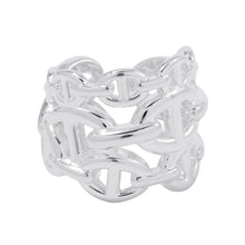 Load image into Gallery viewer, HERMES Chaine d'Ancre Anchene Ring Size GM/51/#11 SV925
