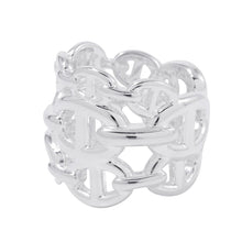 Load image into Gallery viewer, HERMES Chaine d'Ancre Anchene Ring Size GM/51/#11 SV925
