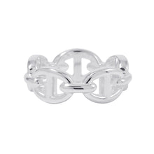将图像加载到图库查看器中，HERMES Chaine d'Ancre Anchene Ring Size PM/52/#12 SV925
