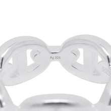 将图像加载到图库查看器中，HERMES Chaine d'Ancre Anchene Ring Size PM/52/#12 SV925
