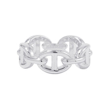 将图像加载到图库查看器中，HERMES Chaine d'Ancre Anchene Ring Size PM/51/#11 SV925
