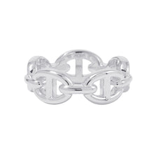 将图像加载到图库查看器中，HERMES Chaine d'Ancre Anchene Ring Size PM/51/#11 SV925
