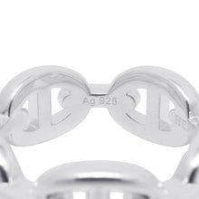 将图像加载到图库查看器中，HERMES Chaine d'Ancre Anchene Ring Size PM/51/#11 SV925

