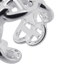 将图像加载到图库查看器中，HERMES Chaine d'Ancre Anchene Ring Size GM/54/#14 SV925

