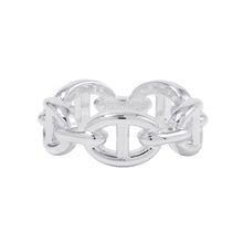 将图像加载到图库查看器中，HERMES Chaine d'Ancre Anchene Ring Size PM/51/#11 SV925

