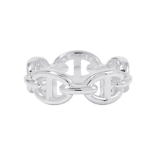 将图像加载到图库查看器中，HERMES Chaine d'Ancre Anchene Ring Size PM/51/#11 SV925
