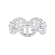 将图像加载到图库查看器中，HERMES Chaine d'Ancre Anchene Ring Size PM/51/#11 SV925
