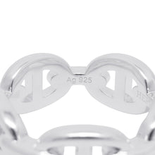 将图像加载到图库查看器中，HERMES Chaine d'Ancre Anchene Ring Size PM/51/#11 SV925
