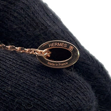 Load image into Gallery viewer, HERMES Pop Ash Necklace Size Mini White/Marron glacé Lacquer Gold Plated
