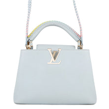 将图像加载到图库查看器中，LOUIS VUITTON Capucines Light Blue Taurillon Leather Size BB
