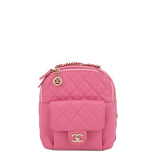 将图像加载到图库查看器中，CHANEL Matelasse Backpack PinkAS0004 Caviar Leather
