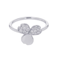 TIFFANY&Co. Paper Flower Ring Size Approximately No. 14 Pt950