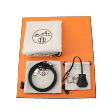 将图像加载到图库查看器中，HERMES Kelly Sellier Black Epsom Size 25
