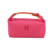 将图像加载到图库查看器中，HERMES Brid a Black Hibiscus Canvas Size PM
