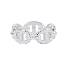 将图像加载到图库查看器中，HERMES Chaine d'Ancre Anchene Ring Size PM/52/#12 SV925
