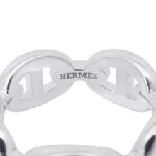 将图像加载到图库查看器中，HERMES Chaine d'Ancre Anchene Ring Size PM/52/#12 SV925
