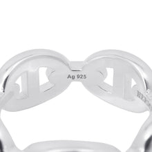将图像加载到图库查看器中，HERMES Chaine d'Ancre Anchene Ring Size PM/52/#12 SV925
