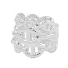 Load image into Gallery viewer, HERMES Chaine d'Ancre Anchene Ring Size GM/53/#13 SV925
