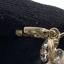 将图像加载到图库查看器中，CHANEL CC Logo Drop EarringsABG192 Metal Rhinestone
