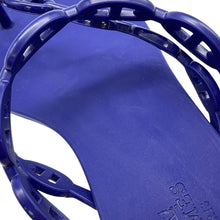 将图像加载到图库查看器中，HERMES Island Sandals VioletIris Rubber Size 37
