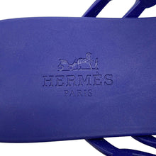 Load image into Gallery viewer, HERMES Island Sandals VioletIris Rubber Size 37
