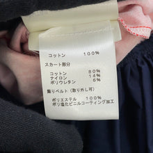 将图像加载到图库查看器中，LOUIS VUITTON Game On Asymmetrical Baby Doll Dress Size S Red/Navy/Multicolor Cotton Nylon Polyurethane
