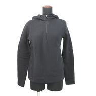 HERMES Women's Knitted Fabric Shirt (HERMES Fit) Size S BlackH800735E Cotton100%