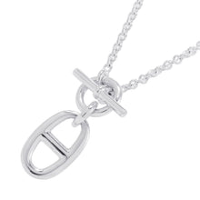 将图像加载到图库查看器中，HERMES Chaine d'Ancre Amulette Necklace SV925
