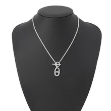 将图像加载到图库查看器中，HERMES Chaine d'Ancre Amulette Necklace SV925
