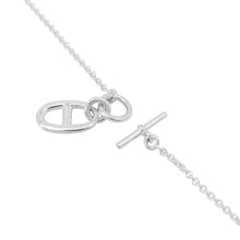 将图像加载到图库查看器中，HERMES Chaine d'Ancre Amulette Necklace SV925
