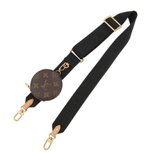 Load image into Gallery viewer, LOUIS VUITTON Shoulder Strap Noir/BrownJ02493 Monogram Nylon
