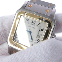 Load image into Gallery viewer, CARTIER Cartier Santos Galbe LM H40.8mm×W29.0mm Stainless Steel K18YG White Dial81036288/2961
