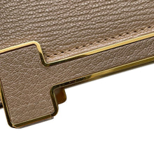 将图像加载到图库查看器中，HERMES Geta Etoupe Chevre Myzore Goatskin
