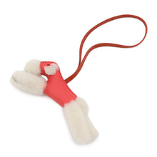 Load image into Gallery viewer, HERMES Buddy Bag Charm Rose Texas/Cornarin Lambskin Mouton
