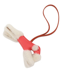 Load image into Gallery viewer, HERMES Buddy Bag Charm Rose Texas/Cornarin Lambskin Mouton
