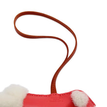 Load image into Gallery viewer, HERMES Buddy Bag Charm Rose Texas/Cornarin Lambskin Mouton
