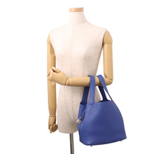 Load image into Gallery viewer, HERMES Picotin Lock Blue royal Taurillon Clemence Size MM
