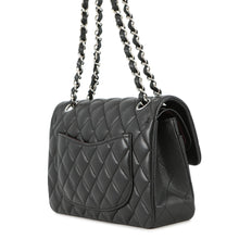 Load image into Gallery viewer, CHANEL Matelasse W Flap ChainShoulder Bag BlackA01113 Lambskin Size 23
